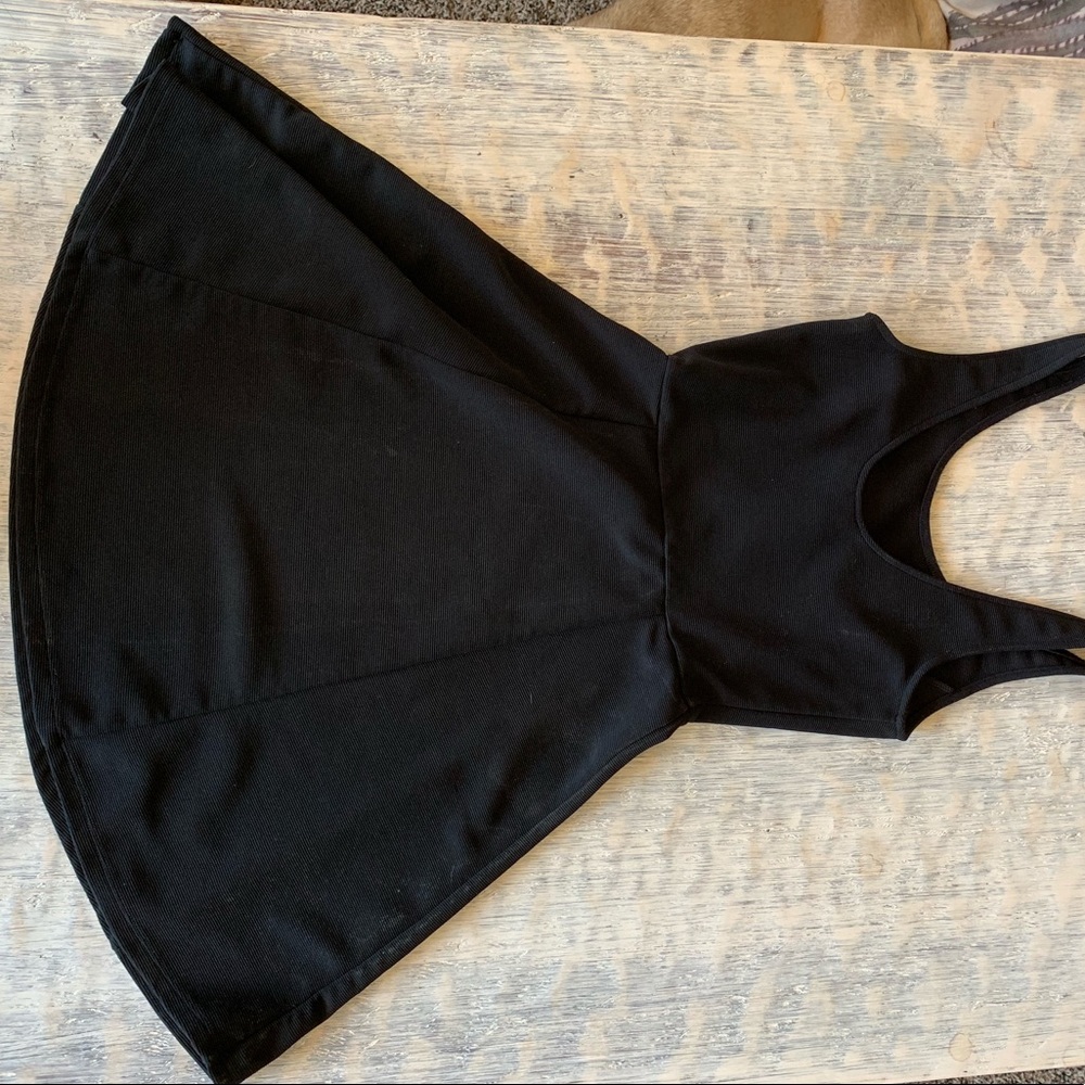 Black swing dress
